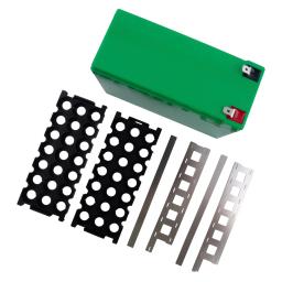 Suporte de caixa de bateria 12v 7ah para bateria 18650 3*7 níquel com caixa de armazenamento abs parte com placa pcb organizador de bateria diy - Image 1