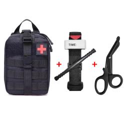 Kit de primeiros socorros, kit de emergência portátil ao ar livre, montanhismo bolso, conjunto de torniquete campo, saco de armazenamento, treinamento - Image 1