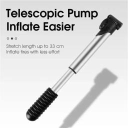 Mini bomba de ar portátil para bicicleta, pneu inflator, válvula presta schrader, mtb, acessórios de bicicleta estrada, 1pc - Image 5