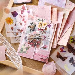 30 pçs adesivos vintage material kit de combinação de papel diy colagem lixo diário decoração materiais scrapbooking conjuntos - Image 5
