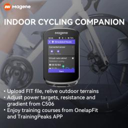Magene-C506 GPS Navigation Bike Computador, Velocímetro WiFi, Tela Sensível Ao Toque Colorida, MTB Estrada Bicicleta Odômetro, Ciclismo Aviso De Treinamento - Image 6