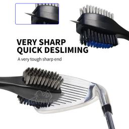 Golf Club Cleaner Brush com Spike retrátil, ferramenta de limpeza extragrande para ferros de madeiras e acessórios para calçados - Image 2