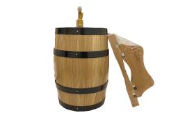 Barril De Vinho De Madeira De Carvalho, Para Envelhecimento Uísque De Vinho Tinto E Outras Bebidas Alool, 5L - Image 6