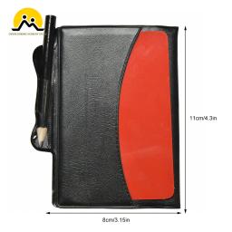 1 conjunto de futebol futebol árbitro cartões carteira notebook com cartão vermelho e cartão amarelo útil árbitro ferramenta folhas pontuação notebook - Image 6