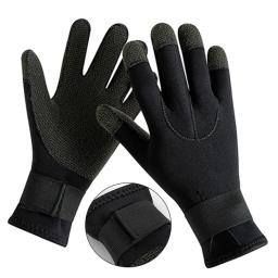 Luvas anti-derrapantes para homens e mulheres, Luvas de Neoprene Wetsuit, Luvas de natação para natação, Snorkeling, Caiaque, Caça submarina, 3mm - Image 2