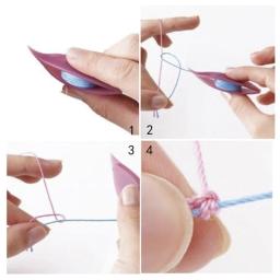 Lançadeira agulha metal para fazer rendas manuais, ferramenta faça você mesmo - Image 1