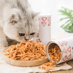 Animais de estimação gato liofilizado petiscos antártico krill engorda guelras em gatinho gato comida de gato grampo animal de estimação baixo sal alimentos para animais de estimação - Image 1