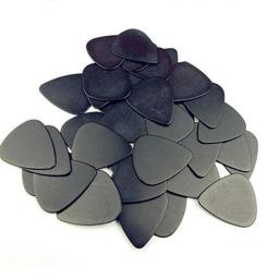 Palhetas pretas, 10 peças, 0,5mm, acessórios musicais, ferramentas de treinamento, instrumentos musicais - Image 2