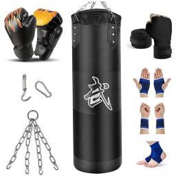 Saco De Perfuração De Boxe Pesado, Sacos De Fitness Ginásio, Saco De Treinamento Em Casa, Muay Thai Kickboxing Bag, Taekwondo Target,25kg,120cm,100cm - Image 1