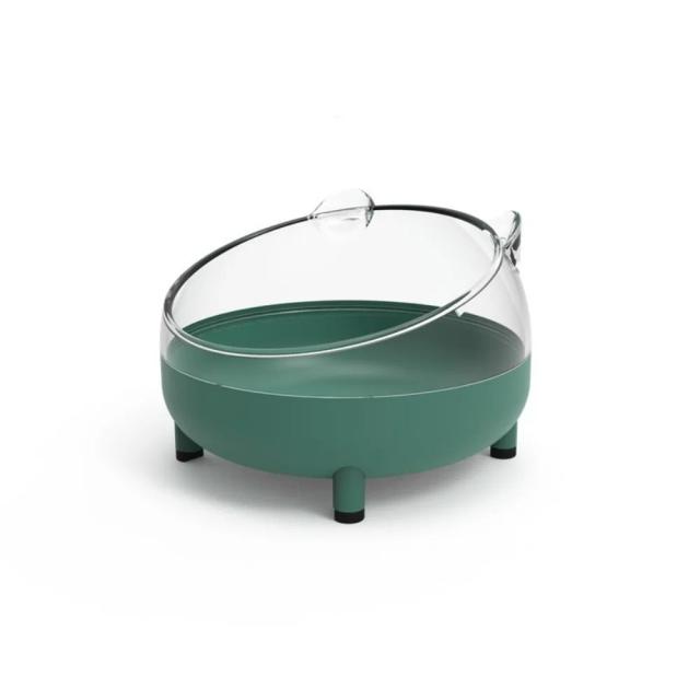 Caixa de Banho de Areia para Pequenos Animais de Estimação: Ideal para Hamsters, Ratos e Coelhos