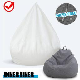 Grande forro interno removível e lavável, tampa da cadeira do beanbag, forro preguiçoso do sofá, substituição - Image 3