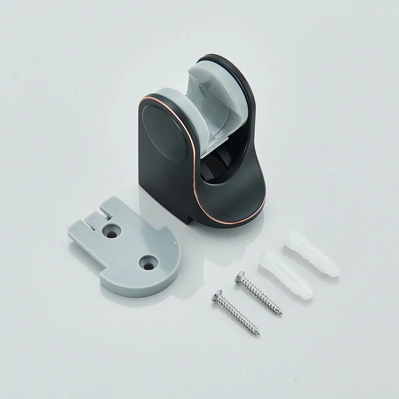 Chuveiro com economia de água para banheiro, Pulverizador de mão, Chuveiro de plástico portátil, preto e bronze, substituir a cabeça - Image 1
