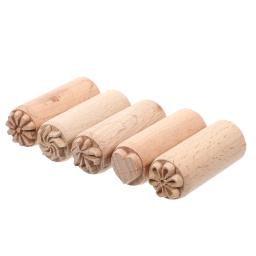 Cerâmica De Barro E Carimbo De Biscoito, Ferramentas De Barro, Conjunto De Moldes, Bolo, Lua, Madeira, Idéias De Pátio, Blockmaking, Burning Stamp, Selo Decorativo - Image 1