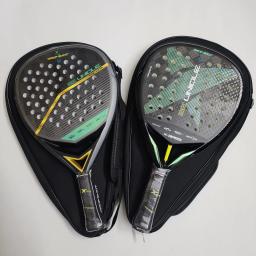 Raquete De Padel De Tênis De Pá, série Portátil Palas, placa De Fibra De Carbono De 3 Camadas, rosto De EVA - Image 3