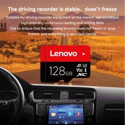 Lenovo-Cartão de memória Full HD, Micro TF Mini SD Card, Flash Card para telefone e computador, U3 V30, 4K, 512GB, 256GB, 128GB, 64GB, 32GB - Image 5