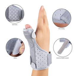 Pulso Polegar e Mão Suporte Protector, Aço Splint Estabilizador, Artrite, Túnel do Carpo, Dedo Brace Guard, 1Pc - Image 3