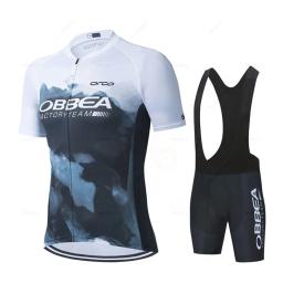 Conjunto de camisola masculina ciclismo, roupa de ciclismo de manga curta, uniforme de bicicleta montável MTB, outdoor, verão, 2022 - Image 4