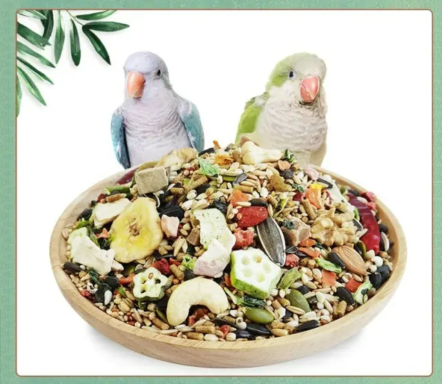 Mistura de Sementes Serilak para Papagaios e Calopsitas com Vitaminas, Frutas e Legumes Secos