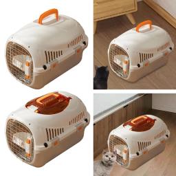 Caixa de transporte para pet carrier, Caixa de ventilação para cão e gato, Caixa de transporte portátil para cachorro - Image 4