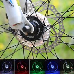 Smart led roda de bicicleta luz da frente da bicicleta cubo da cauda falou uma lâmpada com 7 cores 18 modos recarregável crianças equilíbrio bicicleta luz - Image 4