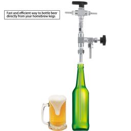 Homebrew Beer Bottle Filler, 304 Aço Inoxidável, Contra Pressão, Dispositivo De Engarrafamento De Cerveja, CO2 Kit De Carbonação, Grau Alimentício, Arma - Image 2