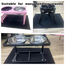 Esteira antiderrapante para alimentos para animais e tigela de água, esteira antiderrapante para comida de cachorro e tigela de água, dispensador quick dry - Image 6