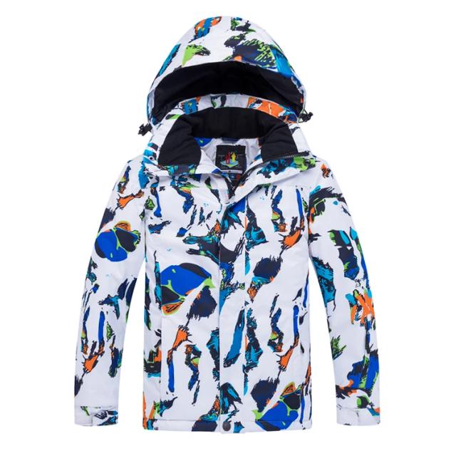 Conjunto de Neve Infantil Casaco e Calça Snowboard Roupa ao Ar Livre Menino Menina