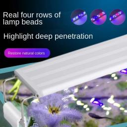 Super Slim Aquário LED Light, Tanque de Peixes Luz, Planta Crescer Iluminação, Brilho, Clipe Extensible, 220V - Image 1