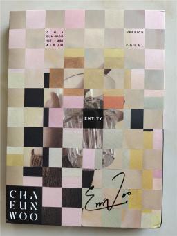 ASTRO Cha EunWoo 1 ° mini álbum autografado, Entombook, Photocard, K-POP, versão aleatória - Image 3