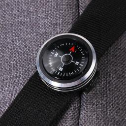Mini Portable Strap Button Watch, Bússola para pulseira Paracord, Ferramentas de caminhada ao ar livre e acampamento - Image 4