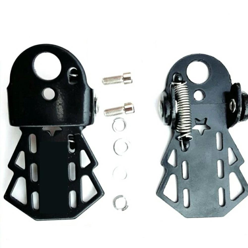 1 par dobrável pedal de bicicleta mountain bike engrossado apoio para os pés peg acessórios de ciclismo - Image 1
