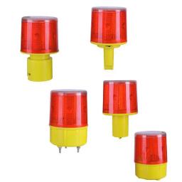 LED Solar Power luz de advertência, construção segurança, estrada barricadas, tráfego, veículo automático sinal, farol lâmpada, 1 pc - Image 1