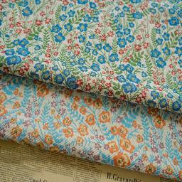 Estilo pastoral pintura a óleo textura fio tingido jacquard tecido feminino grosso outono inverno vestido saco diy que faz a tela 50cm x 150cm - Image 4