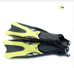 Barbatanas de natação adulto curto mergulho snorkeling sapatos barbatanas caminhada pé flipper barbatanas mergulho com calcanhar - Image 5