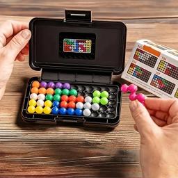 Contas de pirâmide mágica para crianças, presentes de brinquedo Montessori, jogo 3D, pensamento educacional e lógico, transformar rapidamente, QI, 120 desafio - Image 1