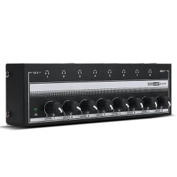 8 canais áudio auscultadores amplificador ha800, amp estéreo, microfone, para música, gravação, amplificador de som ultra compacto - Image 4