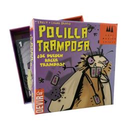 1 caixa mogel motte polilla jogo de cartas devir-jogo trapaça traça jogo de tabuleiro baralho para festa jogando presente - Image 2