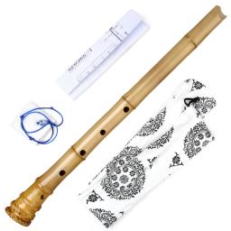 Shakuhachi-Flauta Vertical De Bambu Com Raiz, Instrumentos Musicais De Madeira, Instrumento De Sopros, Nova Chegada, 5 Furos, Não Nan Xiao - Image 1