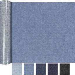 Ferro em remendos para jeans, reparo de costura, denim patch para dentro e fora, 4.2 "× 59.1", 10.5cm × 150cm - Image 1
