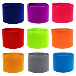 Non-Slip Futebol Capitão Braçadeira, Visibilidade Elastic, Sports Arm Band, braçadeiras de futebol profissional, 15 cores disponíveis - Image 2