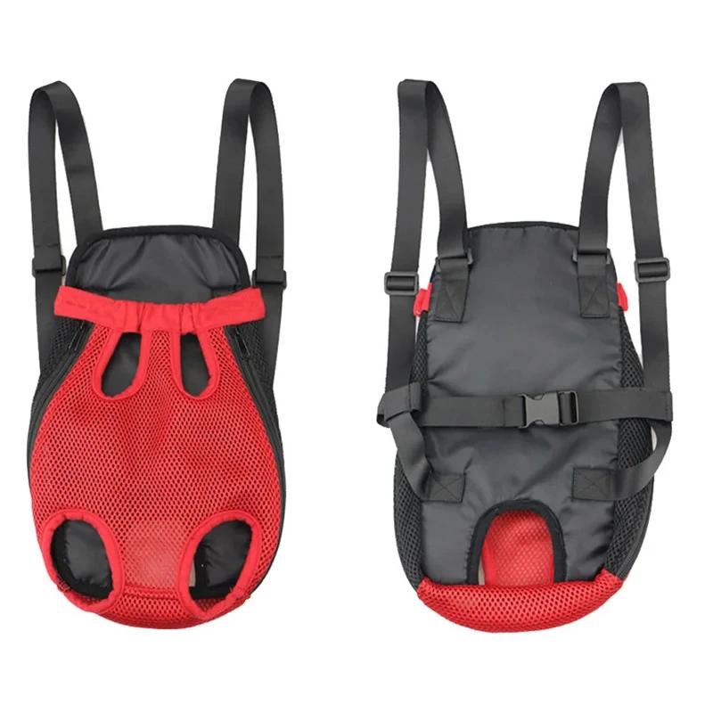 Respirável alça de ombro sacos para cão pequeno, Pet transportadora mochila, malha camuflagem, produtos de viagem ao ar livre, gatos e cães, Gatos - Image 1