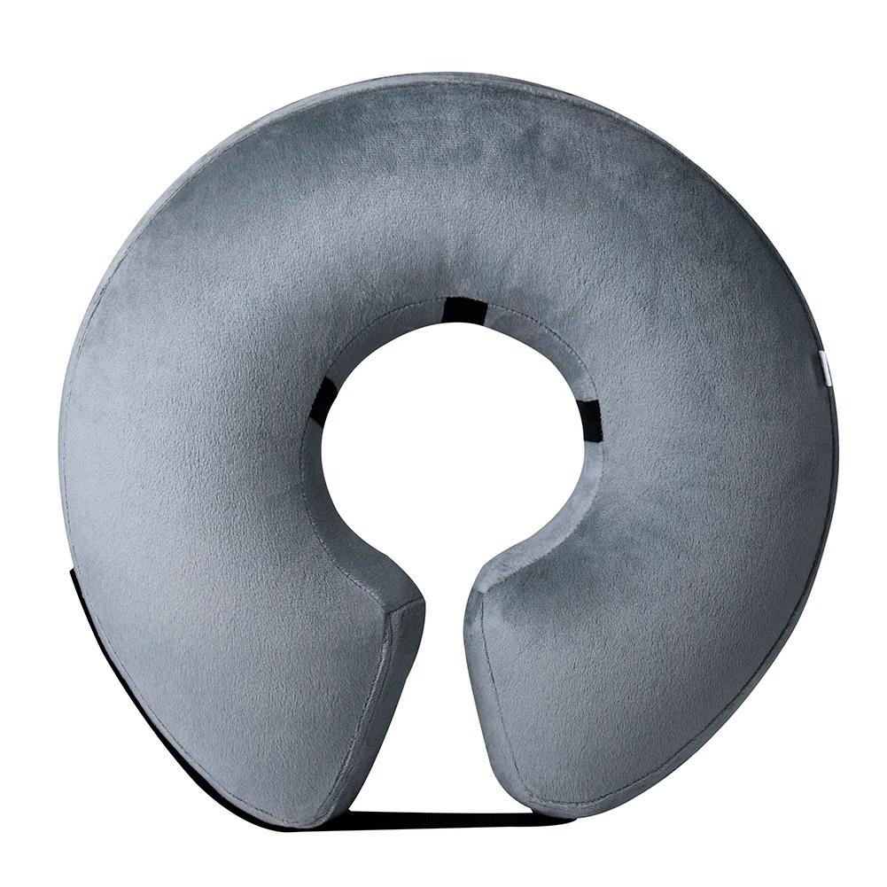 Colar inflável do animal de estimação anti-mordida pescoço collar elizabetano bonito gato cachorro cachorro pescoço protetor ferida cura e-collar S-L - Image 1