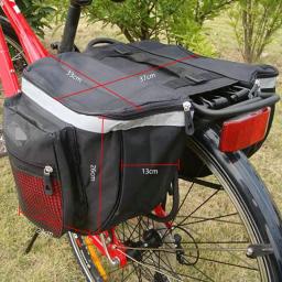 Ciclismo à prova dwaterproof água saco da bicicleta da motocicleta cauda bagagem mala sela saco de bicicleta moto lado equitação saco acessórios ciclismo quente - Image 3