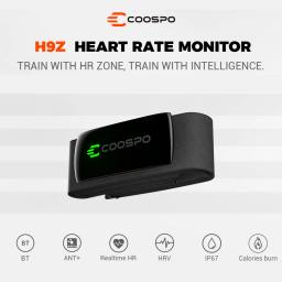 H9Z-Sports Monitor de freqüência cardíaca com alça torácica, baixa energia, tempo real, BT 5.0, ANT +, fitness, corrida - Image 5