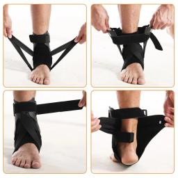 1 pçs ajustável esportes tornozelo compressão suporte tornozelo torcido cinta protetor de articulação para ciclismo correndo basquete futebol - Image 5