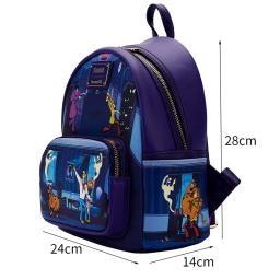 Mochilas Anime de Couro PU para Mulheres, Loungefly, Scooby, Harajuku, Impressão, Cosplay, Mini Mochila, Bolsas de Moda, Presentes - Image 6