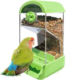 Alimentador automático do pássaro para a gaiola do papagaio, Suprimentos de alimentação do pássaro, Adequado para periquitos e pombos, Acessórios gaiola - Image 6