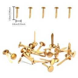 Prego redondo do metal para scrapbooking, diy, diy, diy, diy, diy, diy, diy, 25mm, prendedor de papel, ofícios das crianças - Image 4