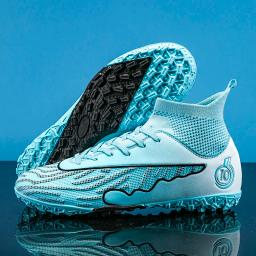 Sapatos de futebol unissex com chuteiras para homens, ultraleves, antiderrapantes, profissionais, respiráveis, botas de futebol, futsal, esportes, novo, transporte da gota - Image 4