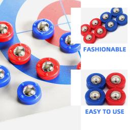 Conjunto de rolo de shuffleboard de mesa, 20 peças, acessórios de jogo de substituição para discos de ondulação, componentes multifuncionais compatíveis - Image 4